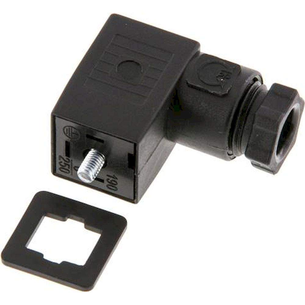 ST 00. Stecker Größe 0 (Industrienorm C), schwarz