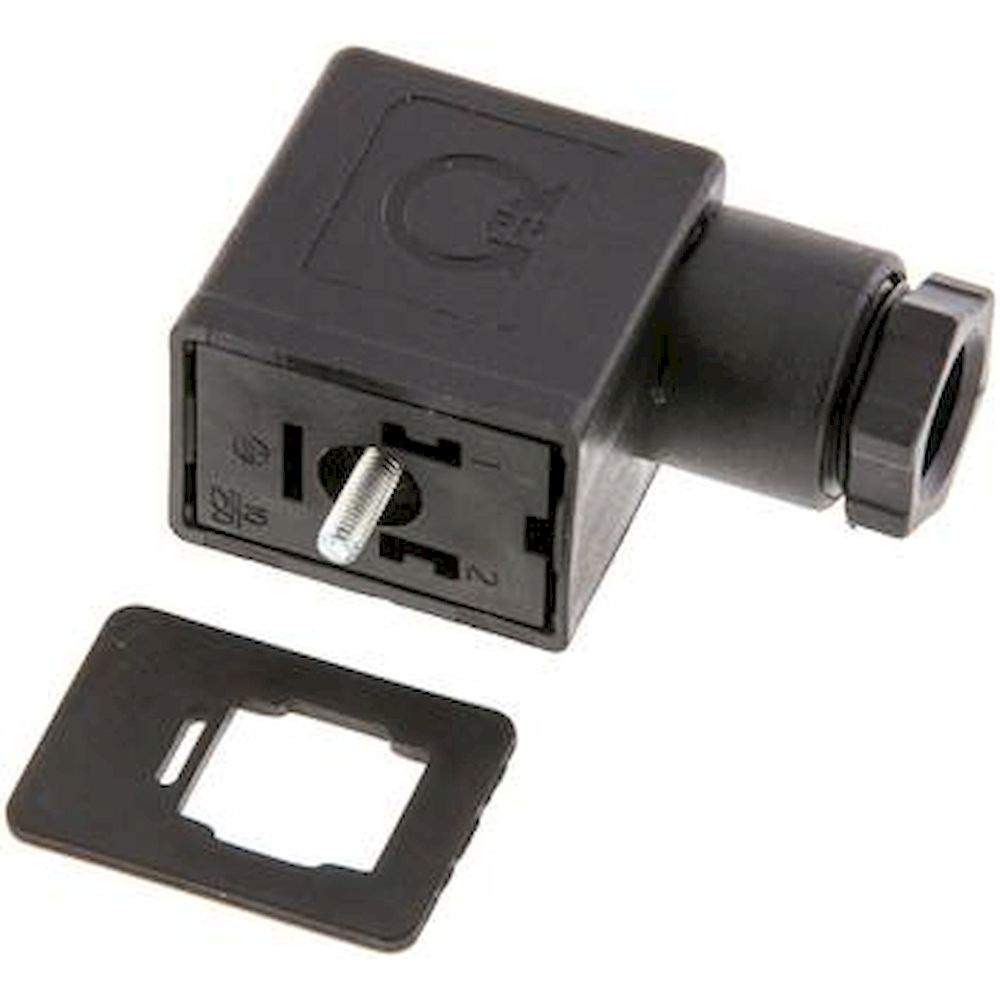 ST 01 B. Stecker Größe 1B (DIN/EN-B), schwarz