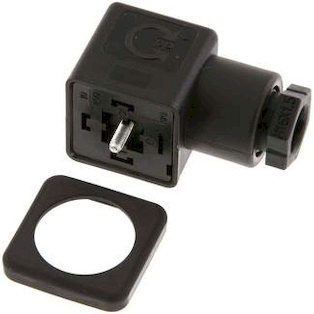 ST 03. Stecker Größe 3 (DIN/EN-A), schwarz