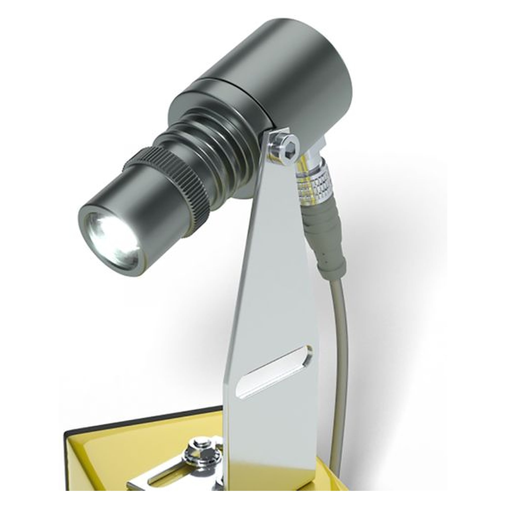 Starlight 100-009861. LED-Maschinenleuchte, mit M12-Stecker 4-polig, Anschluß 90°