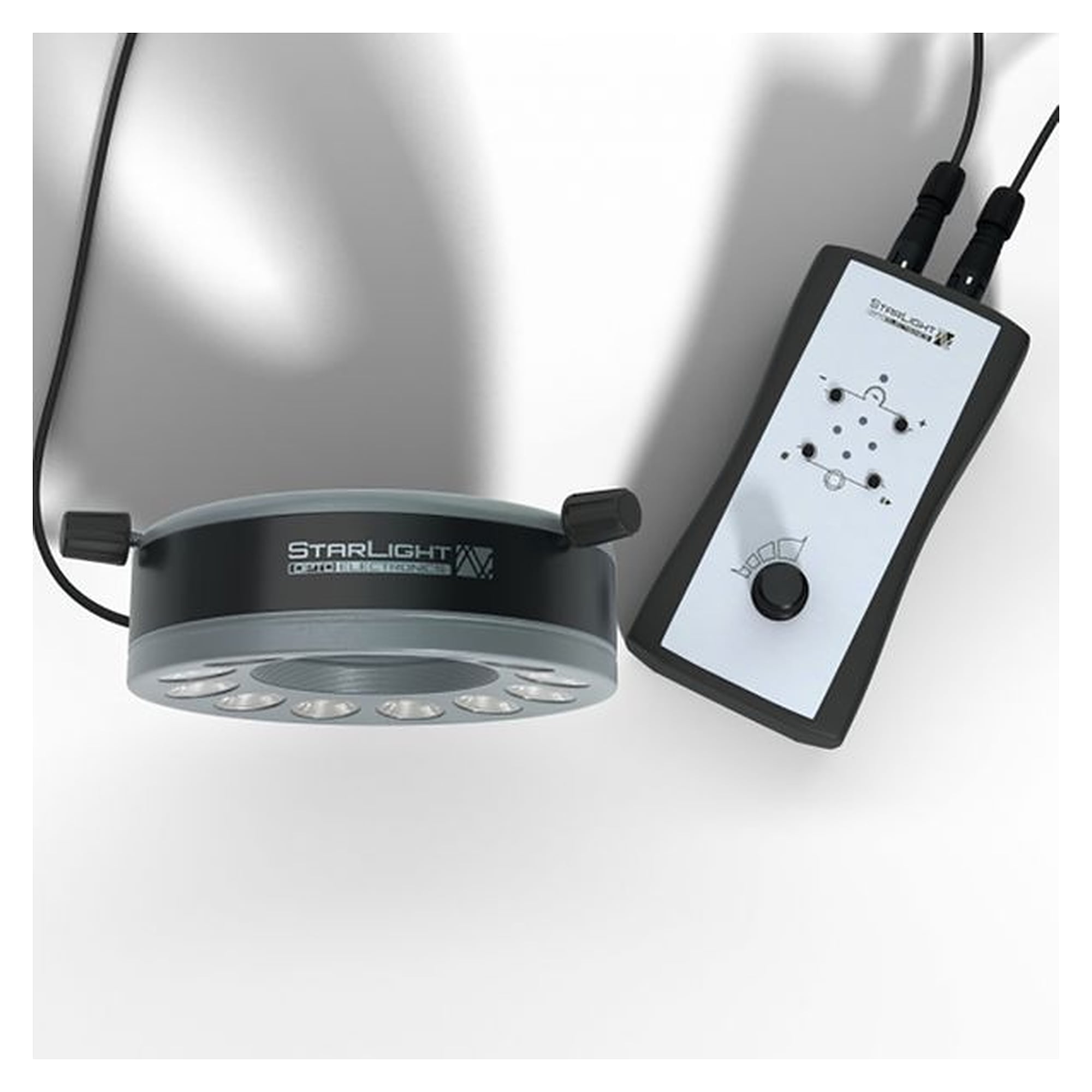 Starlight 100-012010. LED-Segment-Ringlicht, warm-weiß 3000K, Arbeitsabstand 40 mm - 220 mm optimal 100 mm