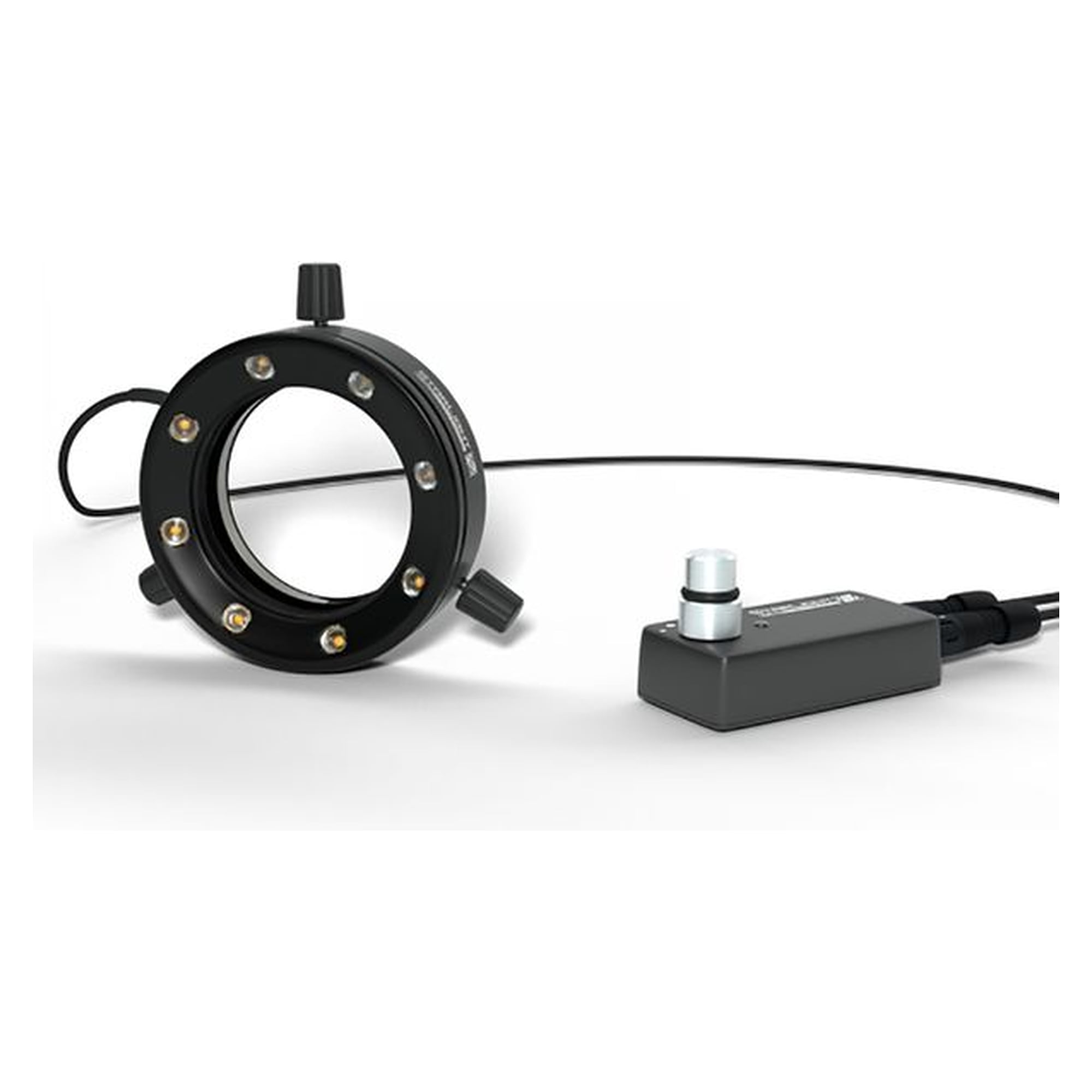 Starlight 100-012075. LED-Ringlicht UV und IR, UV 365 nm, Arbeitsabstand 80 mm, Spanndurchmesser max. 66 mm
