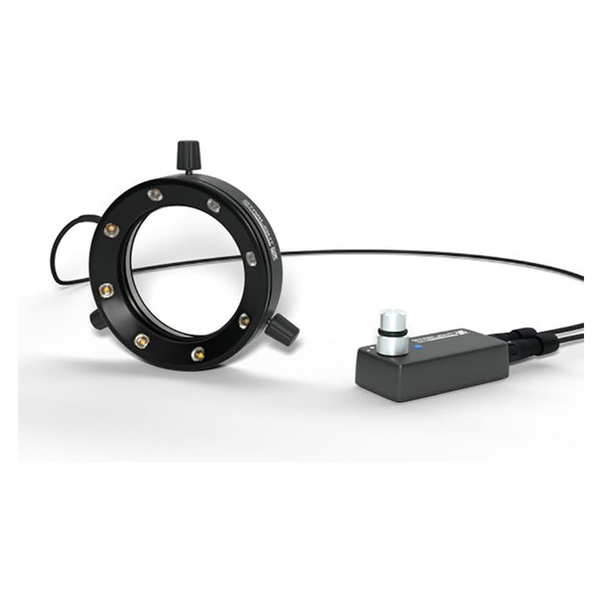STARLIGHT 100-012081. LED-Ringlicht UV und IR, UV 365 nm, Arbeitsabstand 75 mm, Spanndurchmesser max. 81 mm