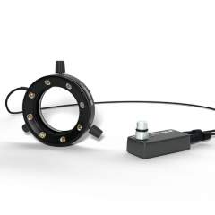 Starlight 100-012212. LED ring light, pure white (5,600 K), working  Distance 80 mm, clamping diameter max. 66 mm