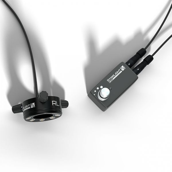 Starlight 100-012231. LED-Ringlicht, natur-weiß 4000K, Arbeitsabstand 35 mm, Spanndurchmesser max. 40 mm