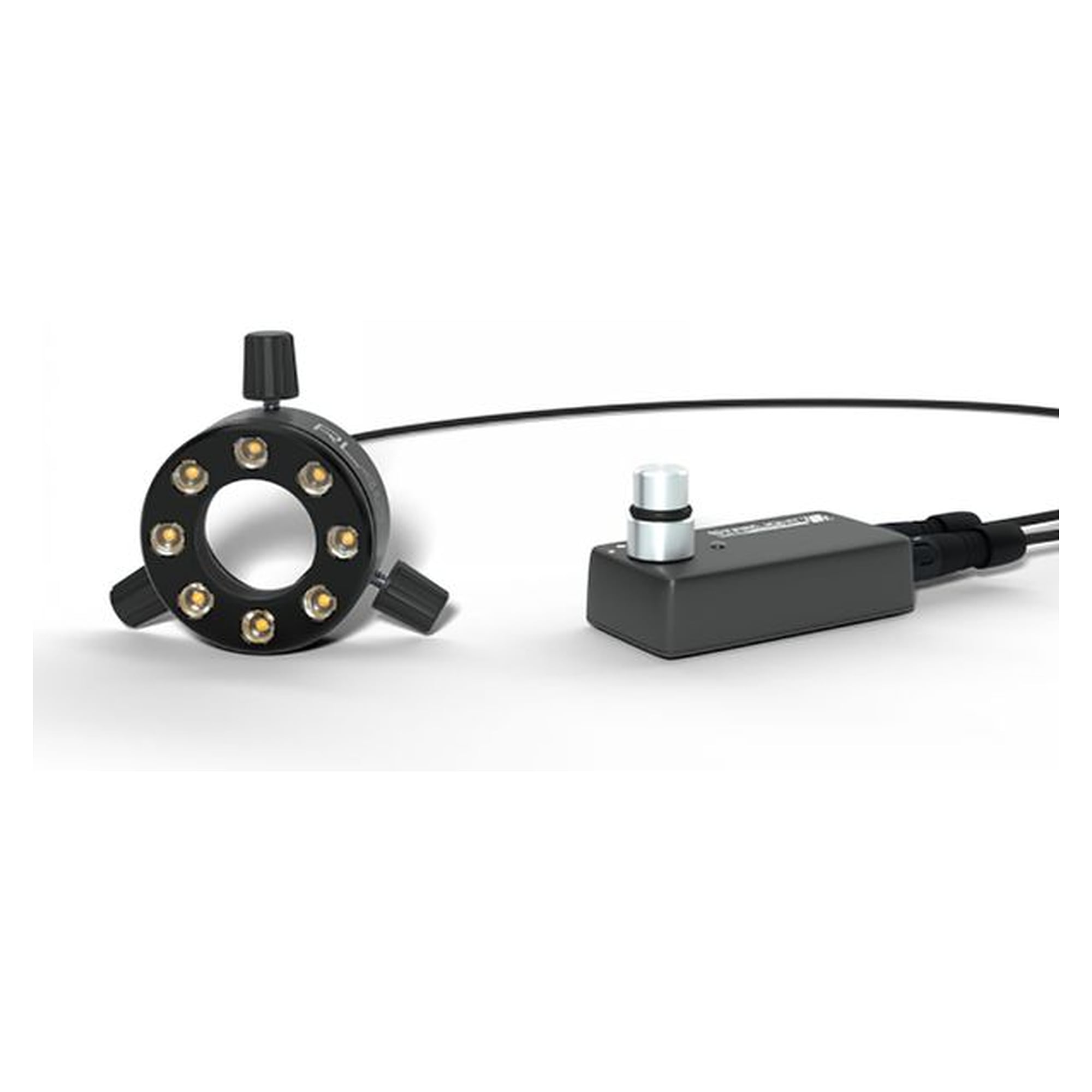 Starlight 100-012292. LED-Ringlicht UV und IR, UV 385 nm, Arbeitsabstand 35 mm, Spanndurchmesser max. 40 mm