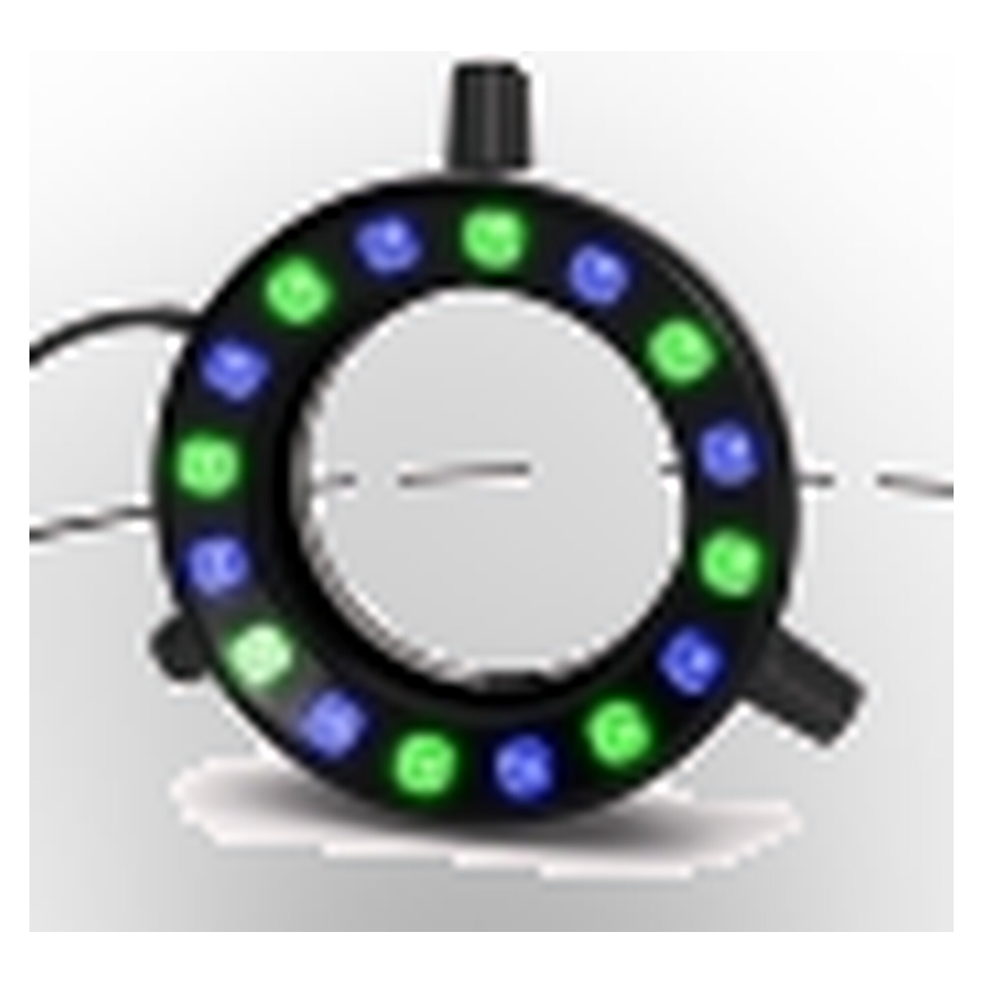 Starlight 100-014089. LED-Ringlicht RL66M-80 PW-UV365, umschaltbar pur-weiß 5.600 K / UV 365 nm, Spann-Ø 66 mm