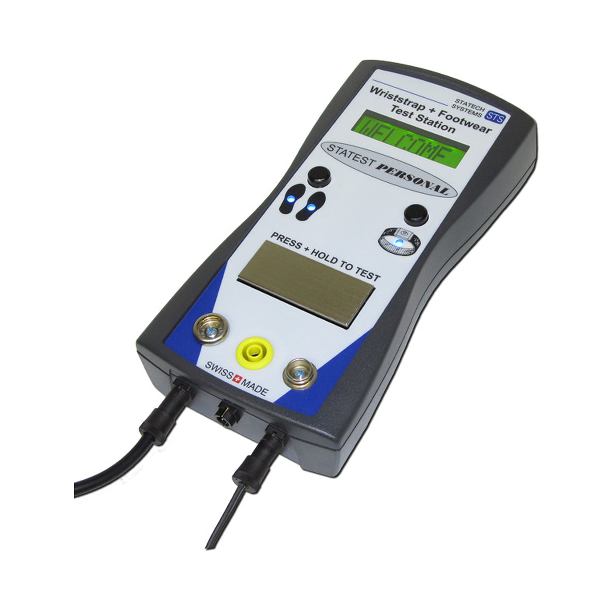 Teststation STATEST PERSONAL für Handgelenkband und Schuhe, komplett - Statech Systems