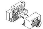 SMC SV1000-51D-12A-C8. Endplatte D-Seite