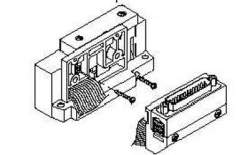 SMC SV1000-51D-10A-C8. Endplatte D-Seite