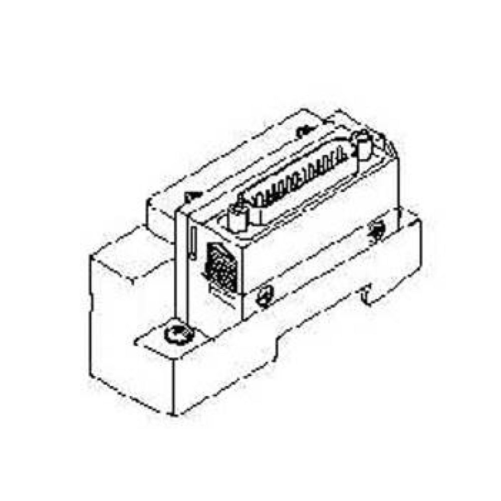 SMC SV1000-51D1-33A-C8. Endplatte D-Seite