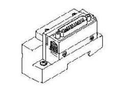 SMC SV1000-51D2-33A-00. Endplatte D-Seite