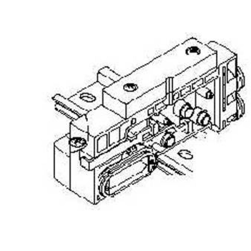 SMC SV2000-52U-1AR-C10. Endplatte U-Seite