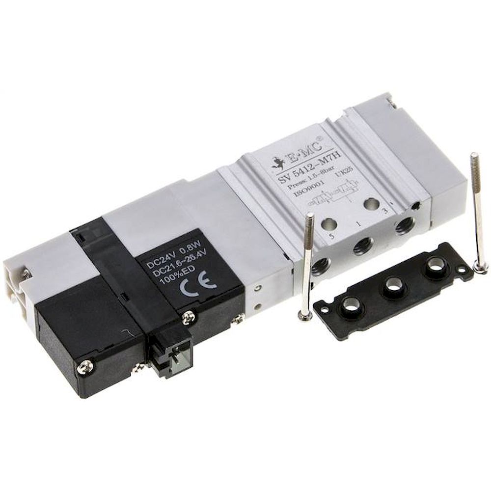 E.MC SV 5412-M7H. Magnetventil für S1V, 2x 3/2-Wege (NO/NO)