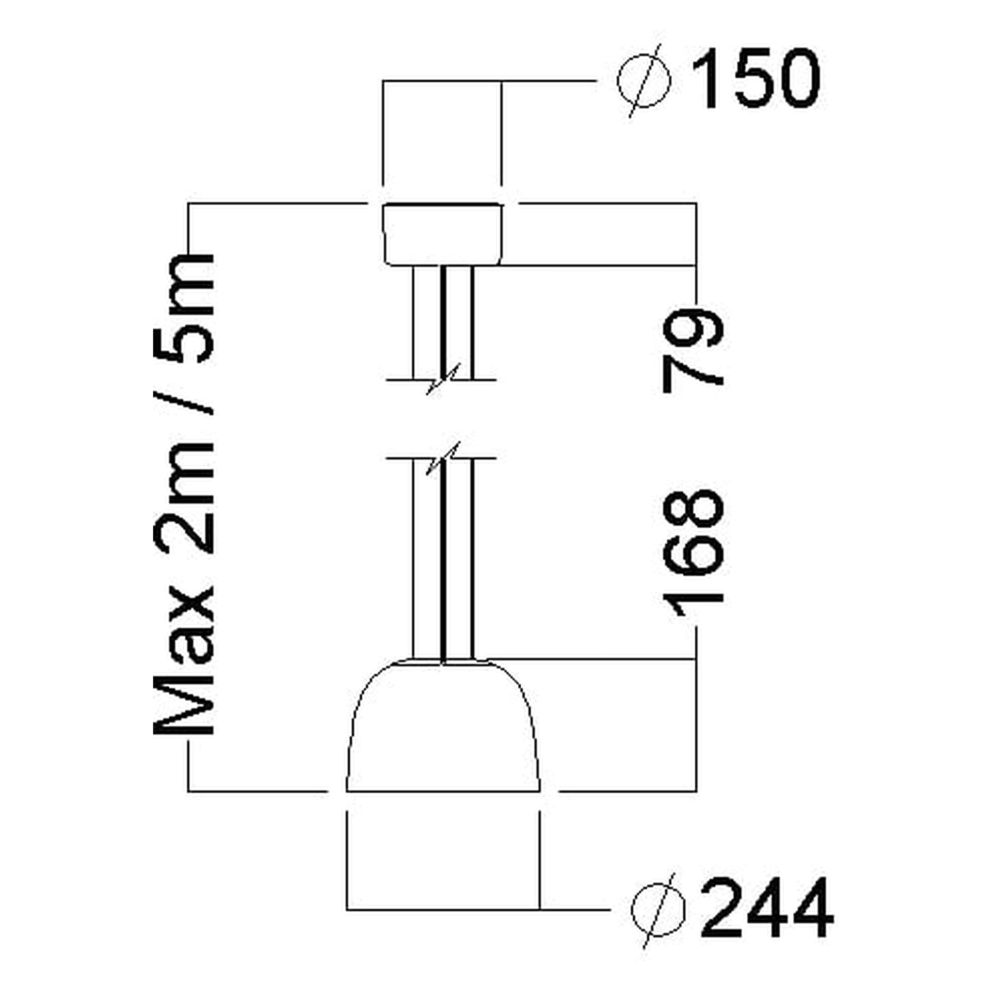 Glamox ELV-P250 Dekorationsleuchte, 727 lm, 4000 K, DALI-dimmbar