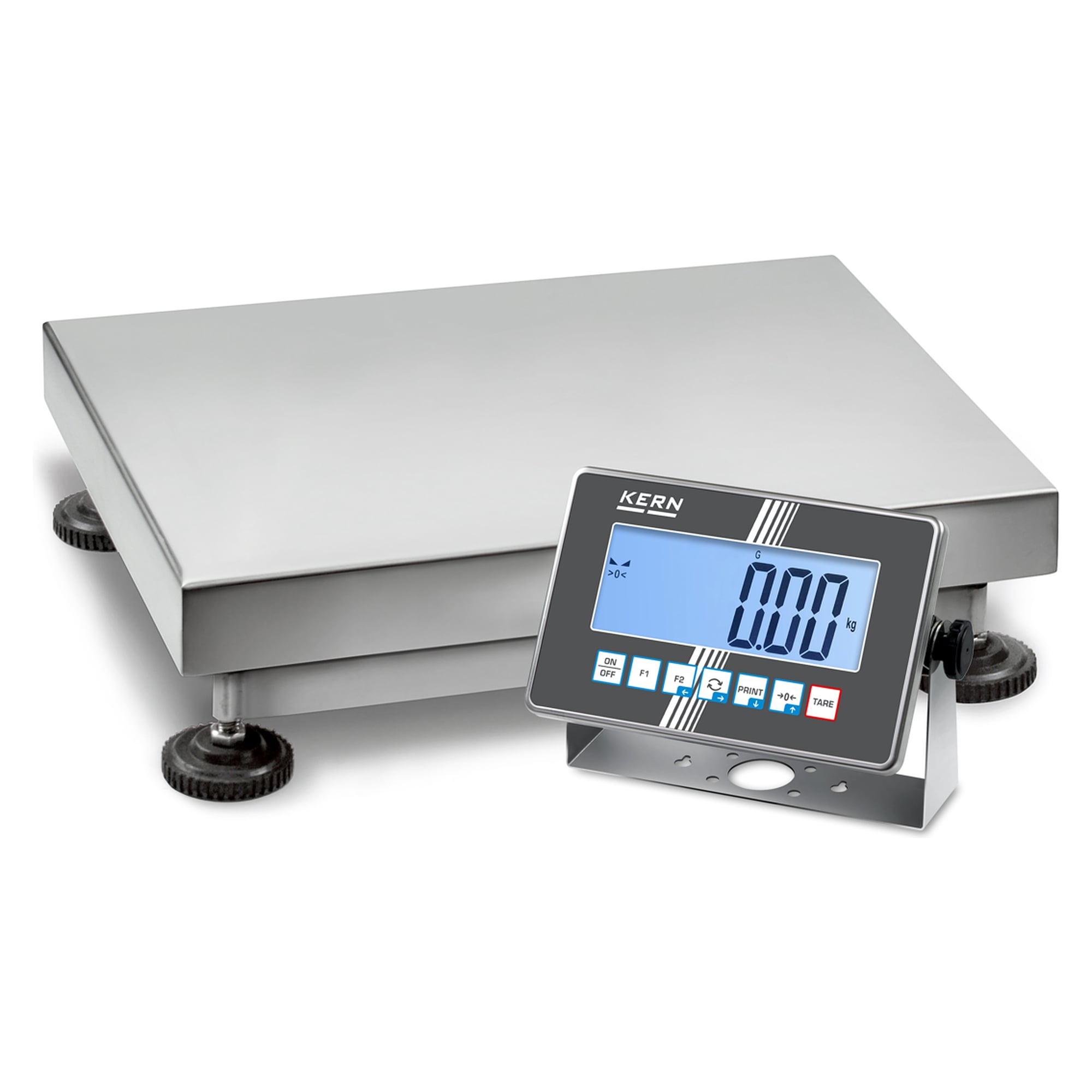 IoT-Line Edelstahl-Plattformwaage 60 kg / 150 kg Ablesbarkeit 0,02 kg / 0,05 kg - KERN SXC 100K-2M