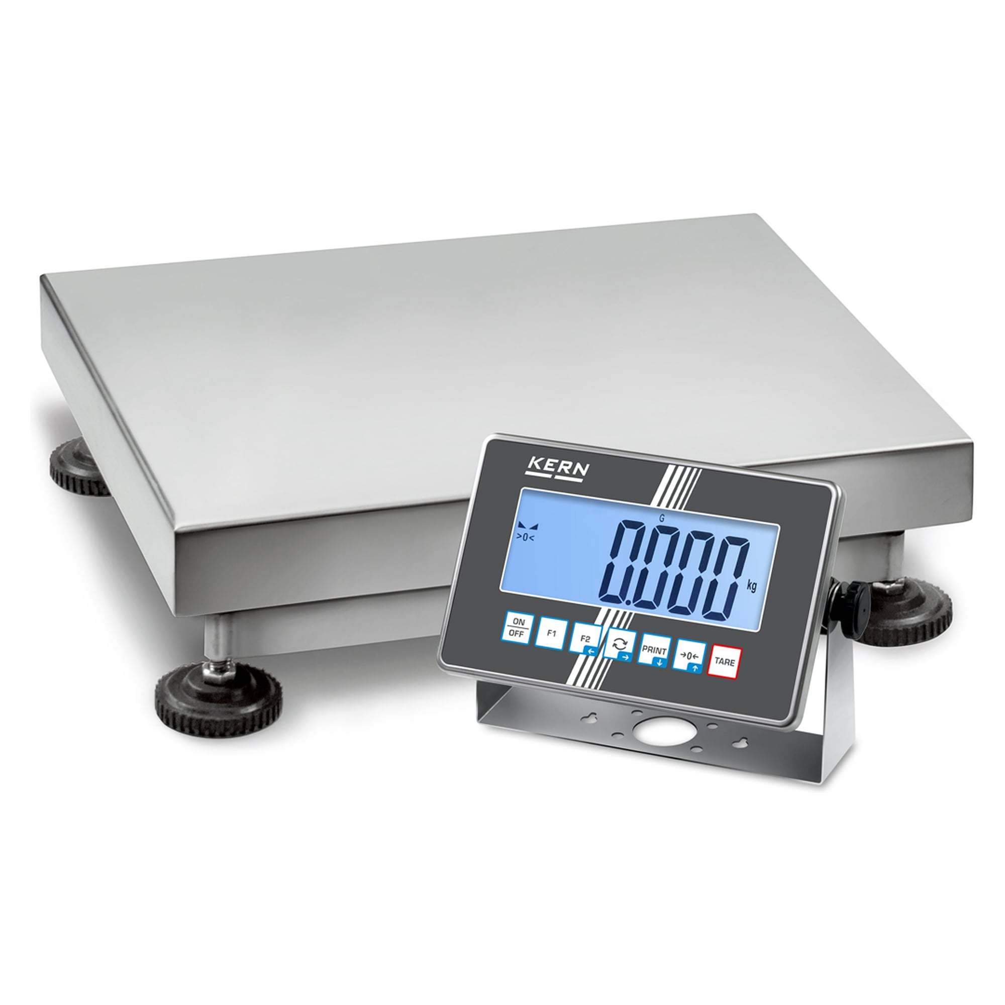IoT-Line Edelstahl-Plattformwaage 6 kg / 15 kg Ablesbarkeit 0,002 kg / 0,005 kg - KERN SXC 10K-3LM