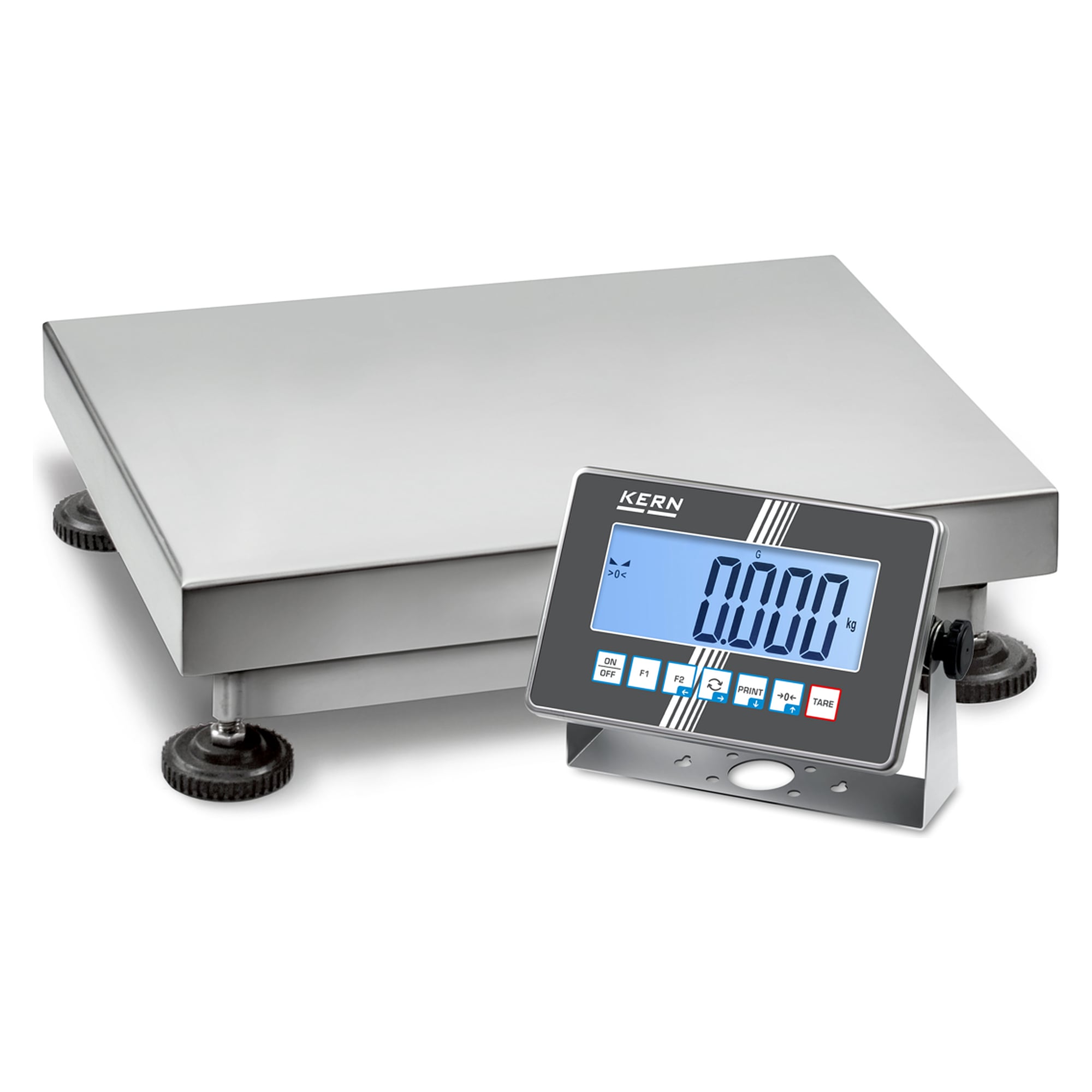 IoT-Line Edelstahl-Plattformwaage 60 kg Ablesbarkeit 0,005 kg - KERN SXC 60K-3L