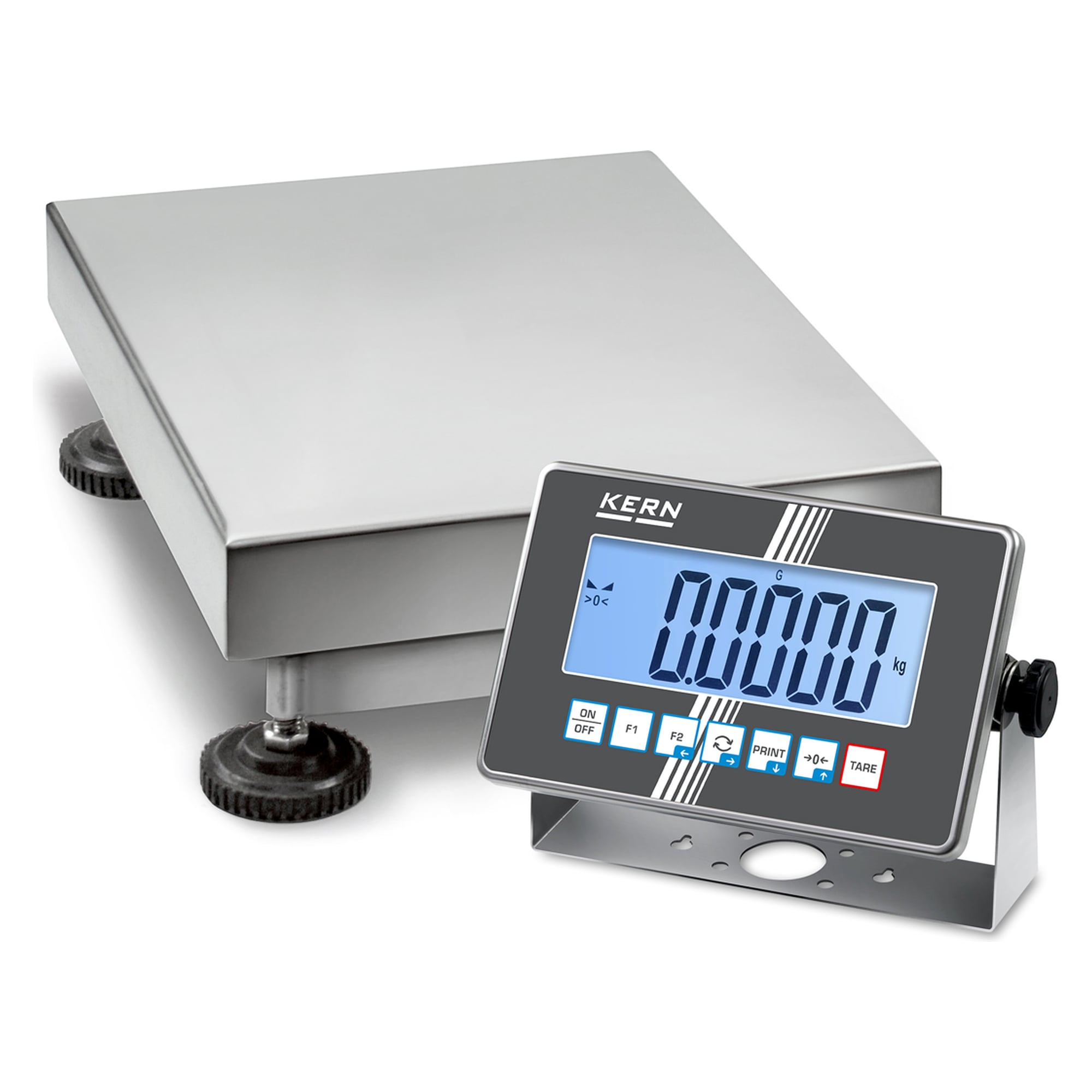 IoT-Line Edelstahl-Plattformwaage 6 kg Ablesbarkeit 0,0005 kg - KERN SXC 6K-4