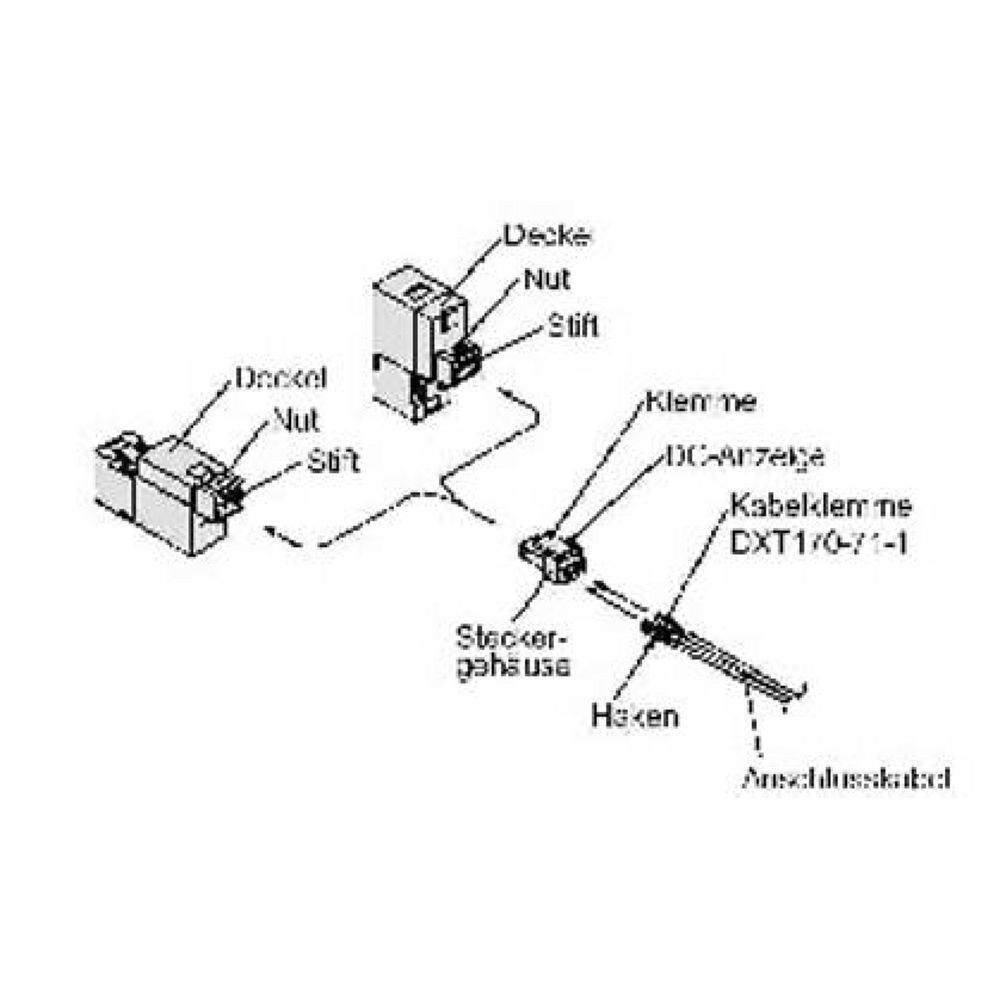 SMC SY100-30-4A-30. Steckdose mit Kabel
