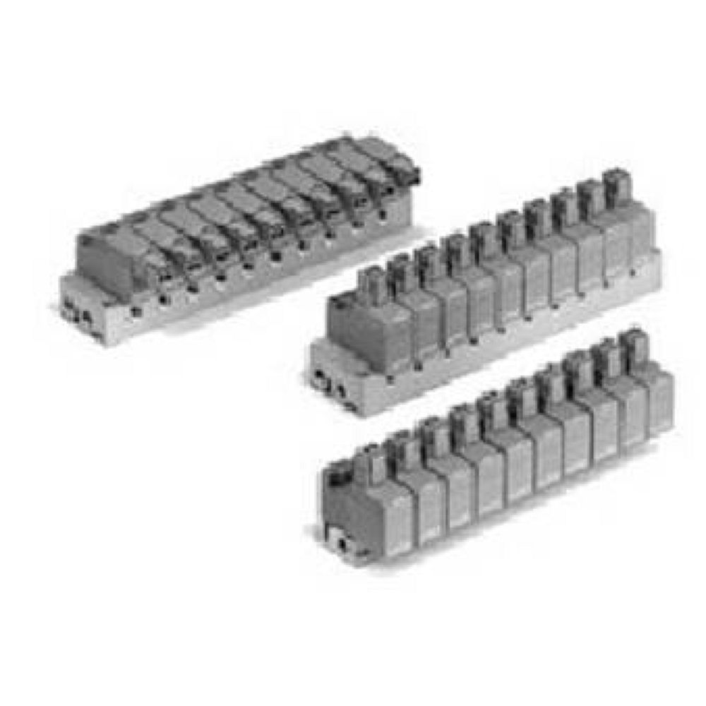 SMC SS3Y1-S41-03-M5-Q. SS3Y1, Serie 100 Mehrfachanschlussplatte, Flanschversion