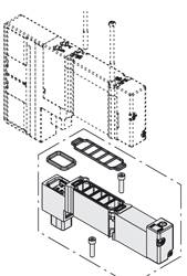 SMC SY30M-40-2A. R-Abtrenndichtung