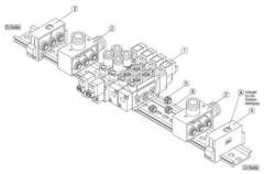 SMC SY3000-27-1F-Q. Einzelanschlussplatte