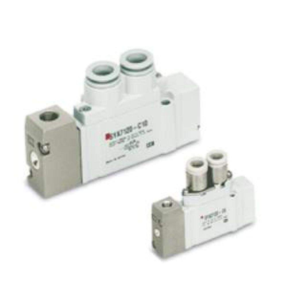 SMC SYA3220-C4. SYA3000/5000/7000, Pneumatisch betätigtes 5/2-, 5/3-Wegeventil / Rohrversion