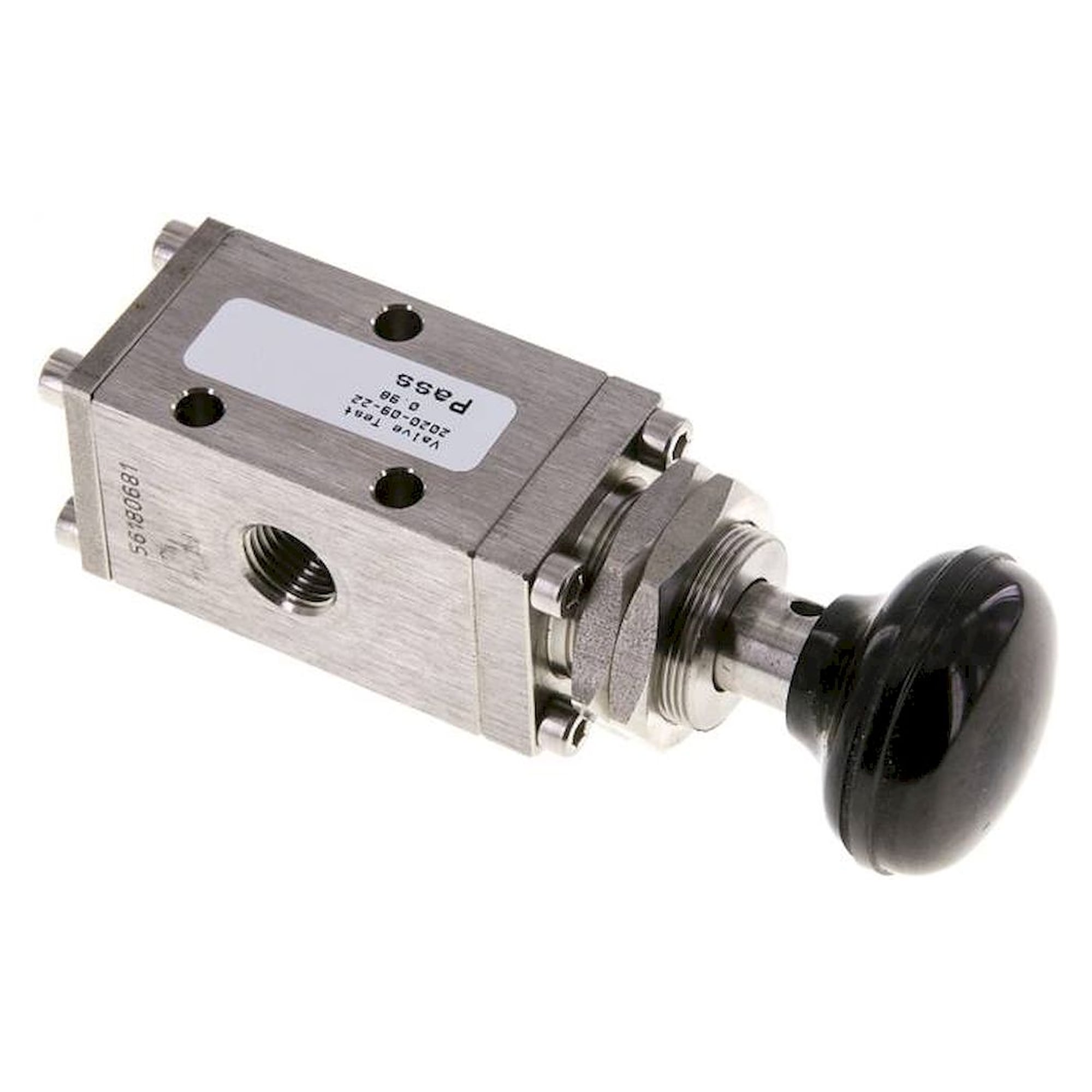 T 05 311 ESG. 3/2-Wege (NC/NO) Tasterventil, G 1/4", Federrückstellung