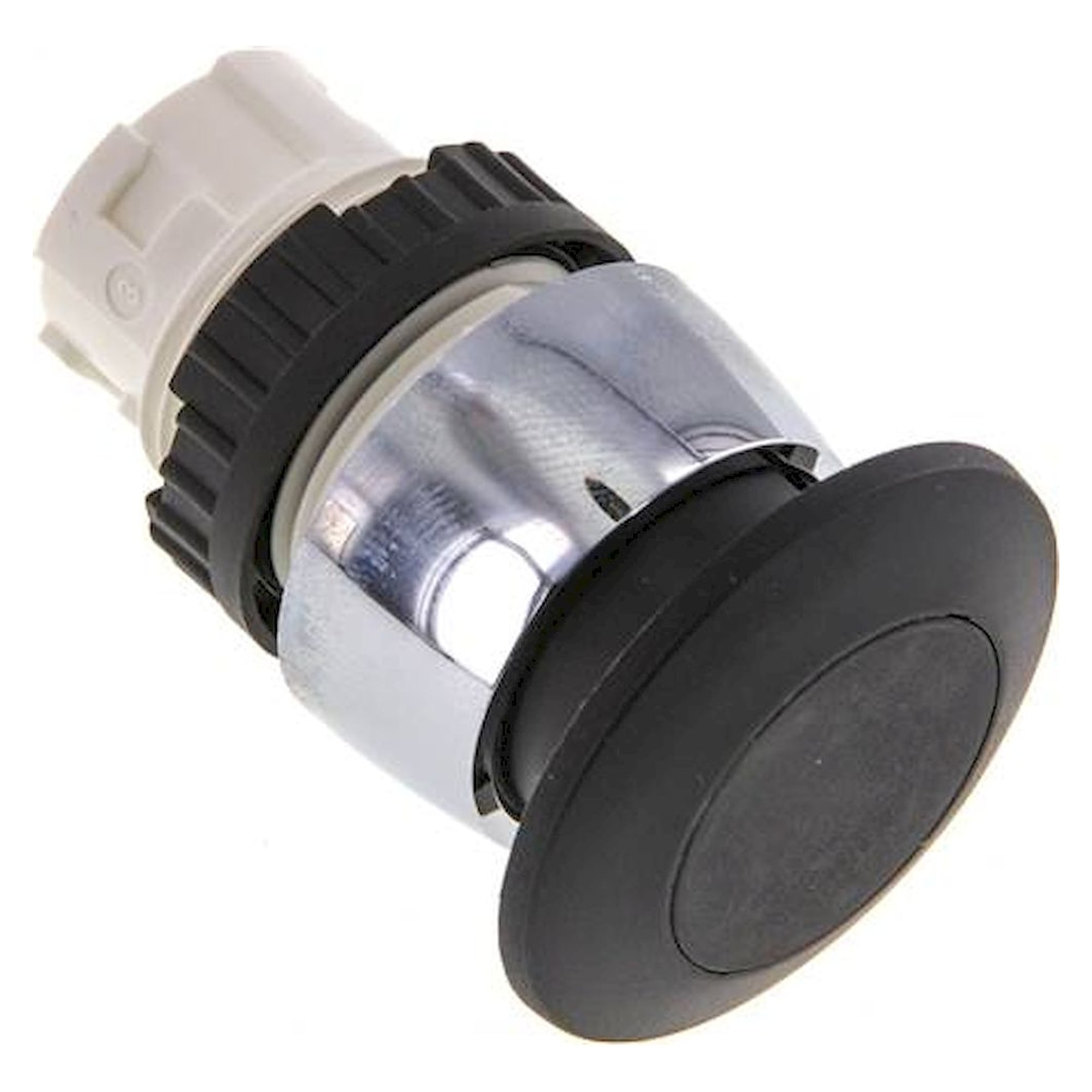 Airtec T 2212 SCHWARZ R. Betätigeraufsatz 22mm, Pilztaster (schwarz)