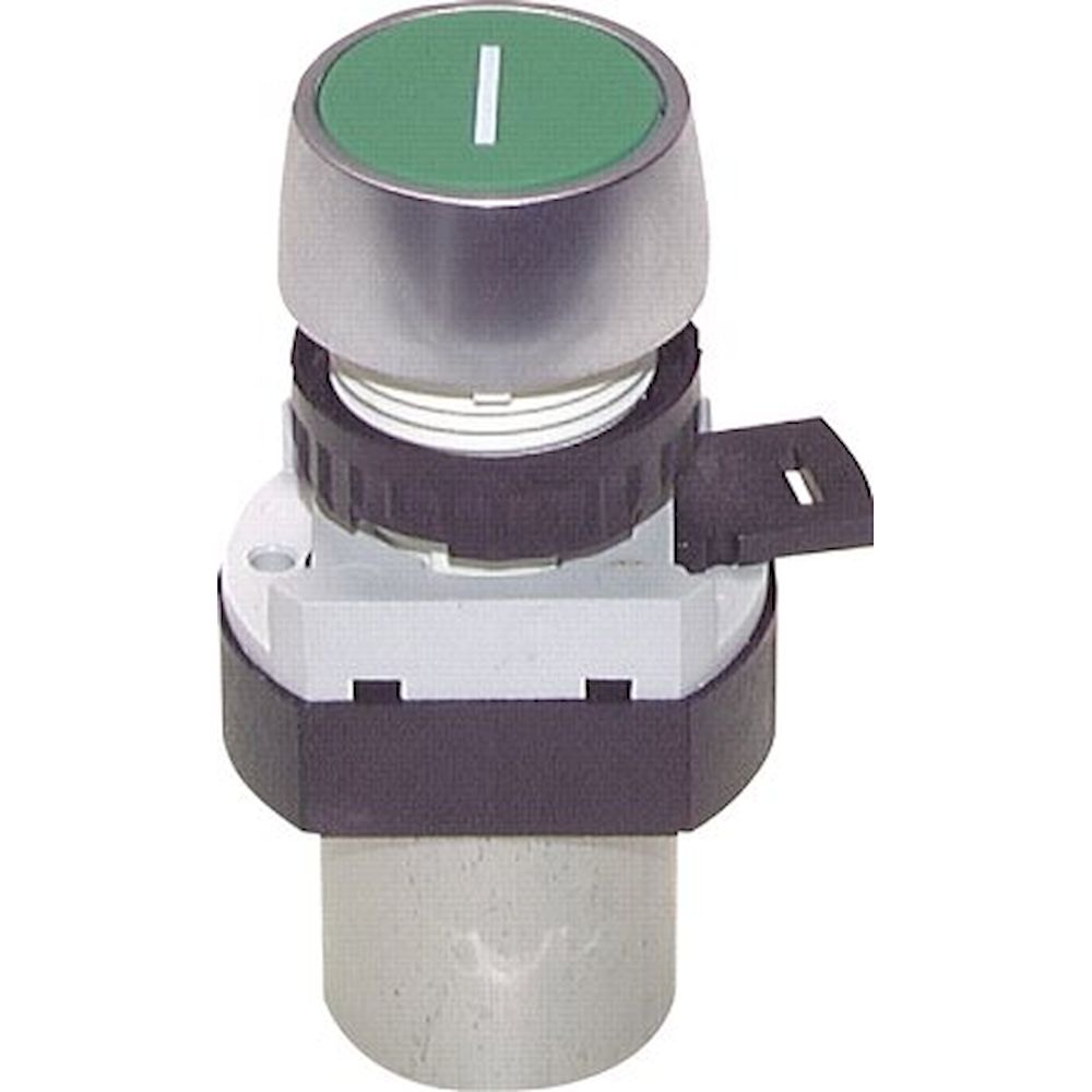 Airtec T 22 311 BLAU. 3/2-Wege Drucktaster-Ventil, blau (22,5mm), M5