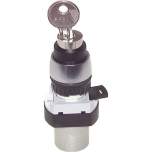 Airtec T 22 314. 3/2-Wege Schlüsselschalter-Ventil, schwarz (22,5mm), M5