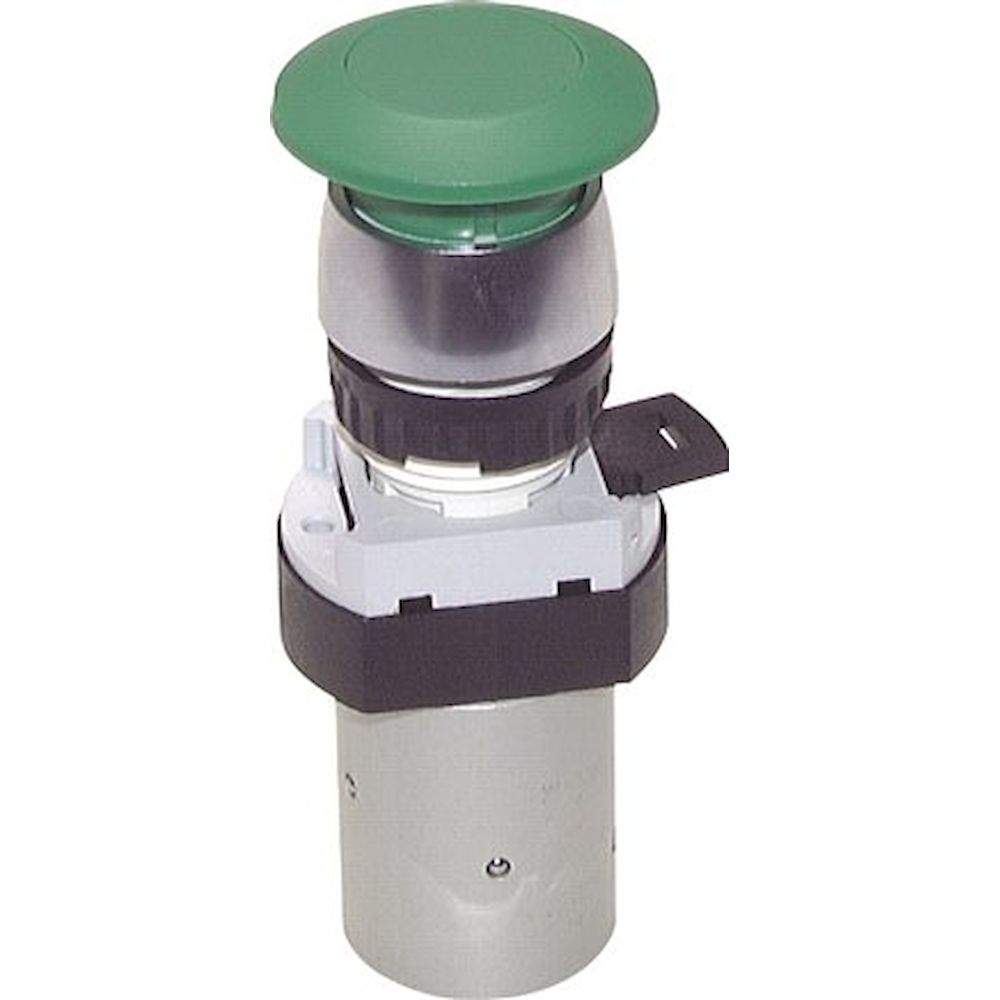 Airtec T 22 512 GRUN. 5/2-Wege Pilztaster-Ventil, grün (22,5mm), M5