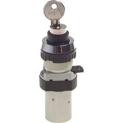 Airtec T 30 514. 5/2-Wege Schlüsselschalter-Ventil, schwarz (30,5mm), M5