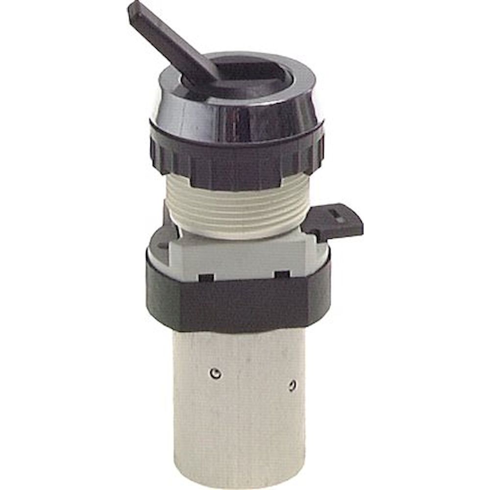 Airtec T 30 516. 5/2-Wege Kipphebel-Ventil, schwarz (30,5mm), M5