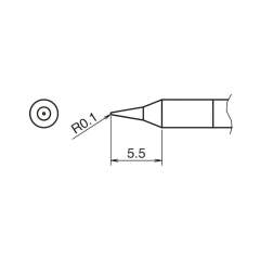 Hakko T50-I01. Aktiv-Lötspitze Format 0.1I für Lötkolben FX 9703