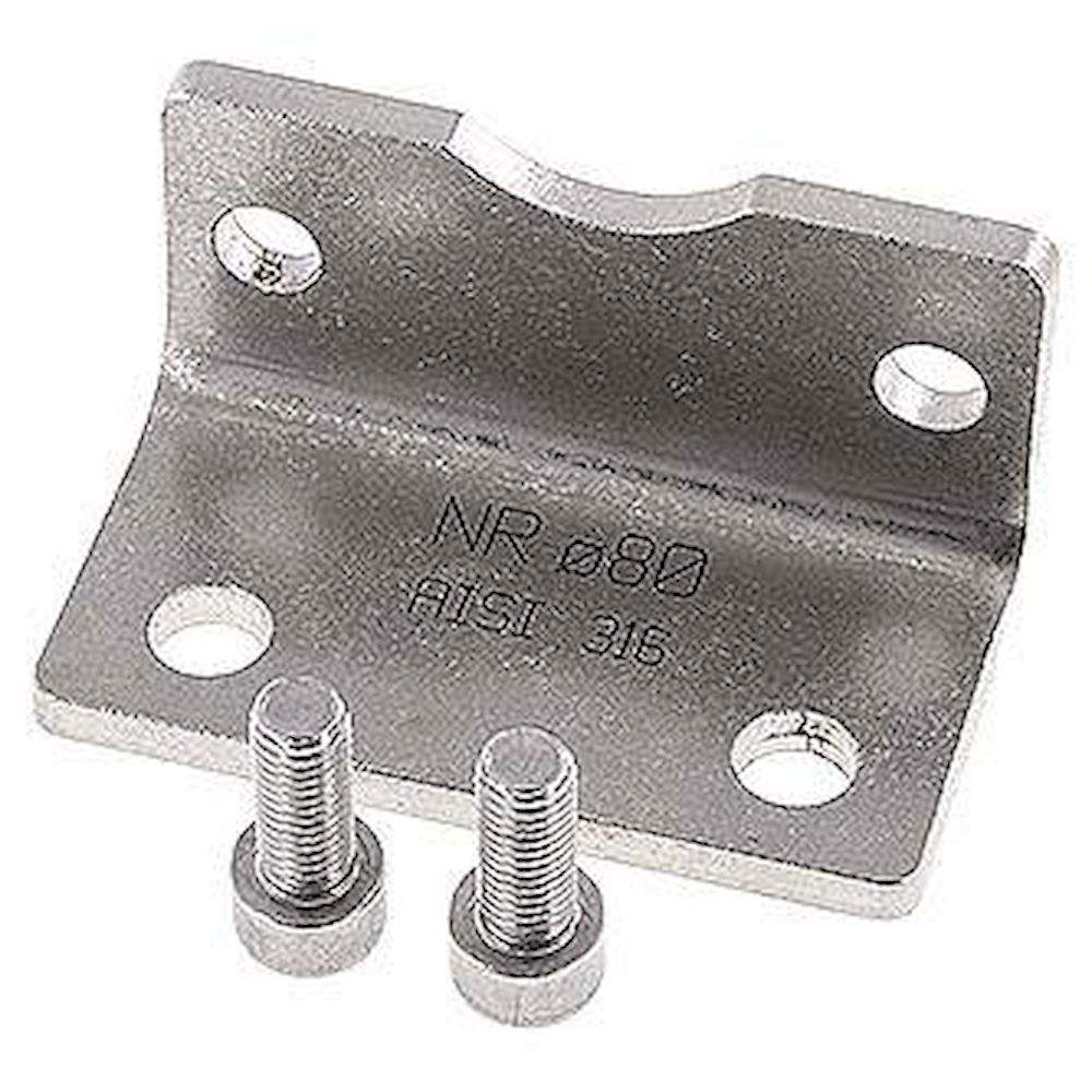 TA 80 ES. ISO 15552-foot bracket 80 mm, 1.4401