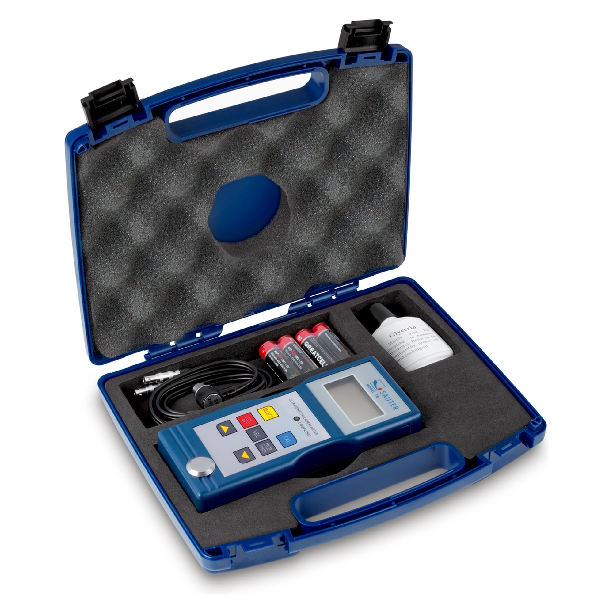 Ultraschall-Materialdickenmessgerät - SAUTER TB 200-0.1US-RED