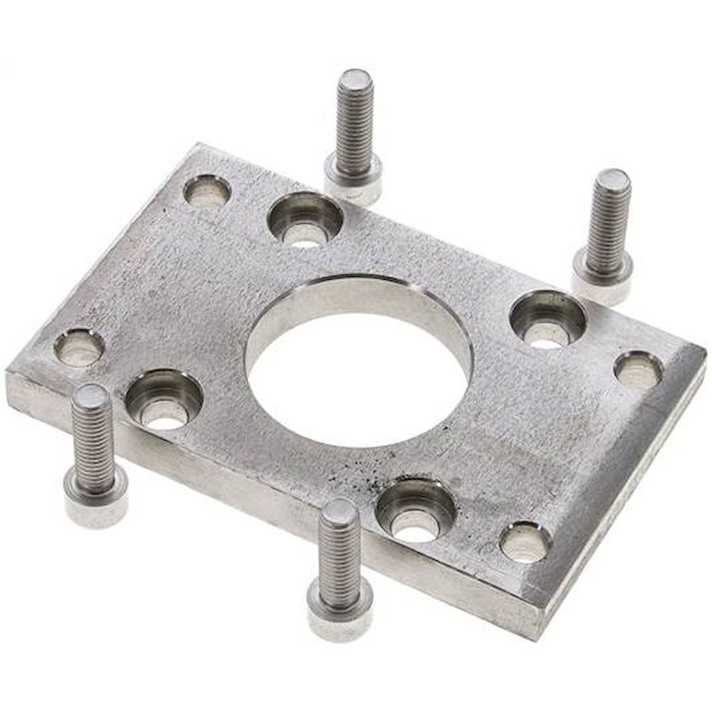 TB 63 ES. ISO 15552-flange attachment 63 mm, 1.4401