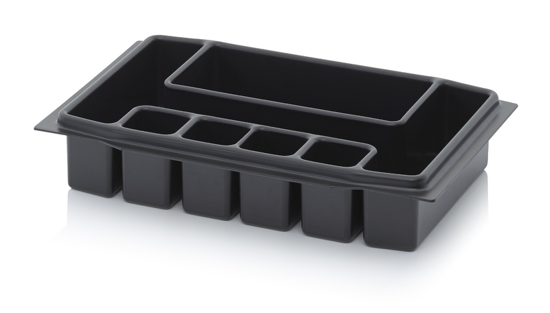 TB TE 4306. Deep-drawn insert 6 compartments