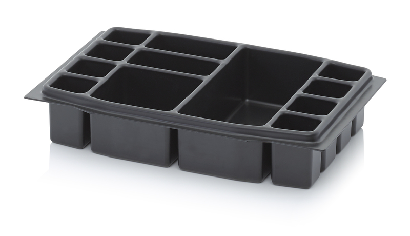 TB TE 4312. Deep-drawn insert 12 compartments