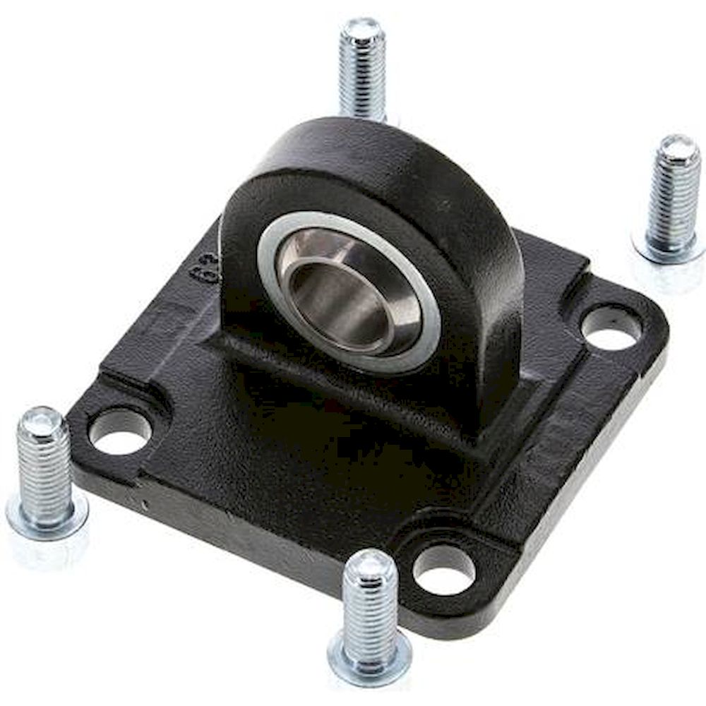 Airtec TE 63. ISO15552-Laschenschwenkbefestigung (sphär) 63mm Stahl brüniert