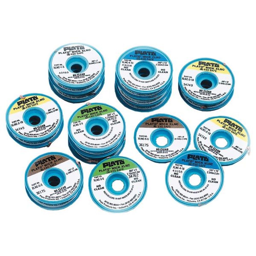 Techspray 1822-5F. ESD-Entlötlitze No Clean, grün, Breite 1,9mm, Länge 1,5m