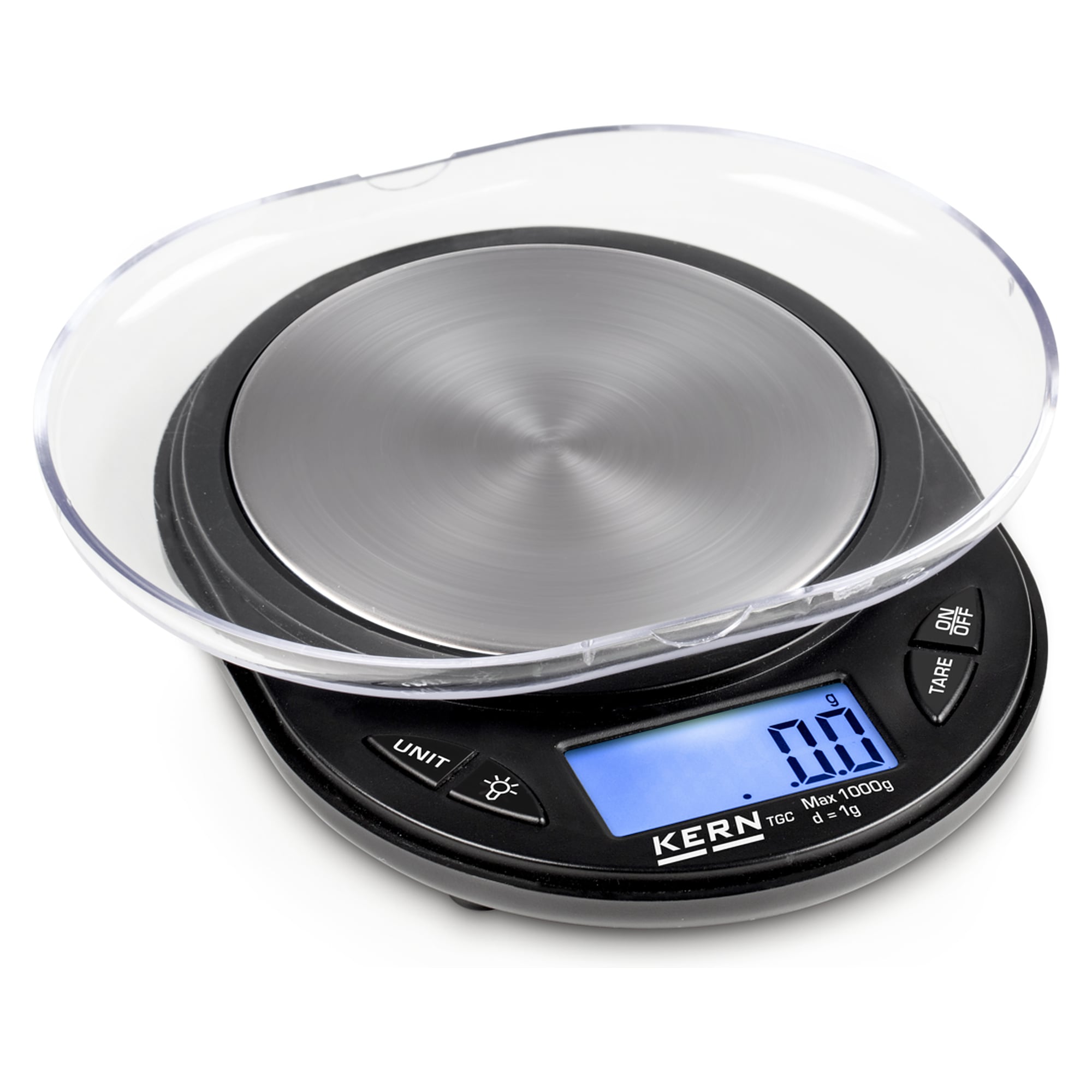Taschenwaage 1000 g Ablesbarkeit 1 g - KERN TGC 1K-3
