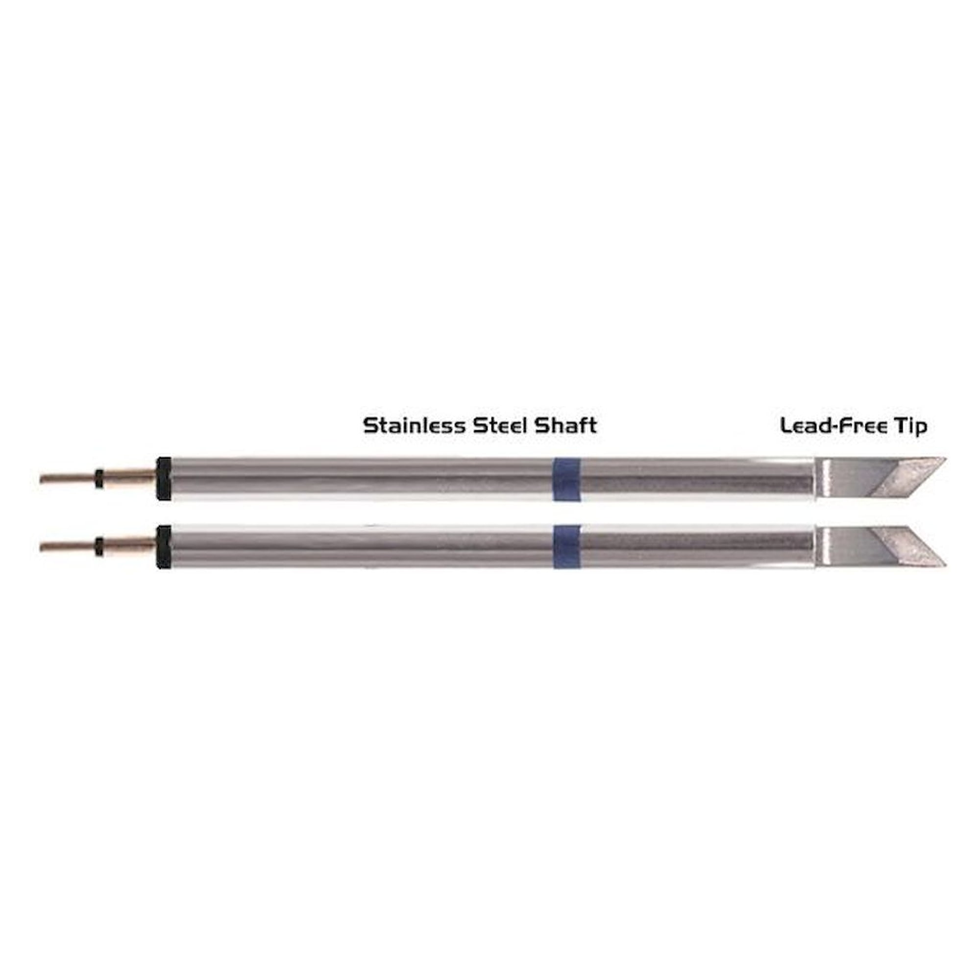 Thermaltronics K60TZ025. Pinzetten-Paar, Messerform, verzinnter Bereich 2,03mm (0,08")