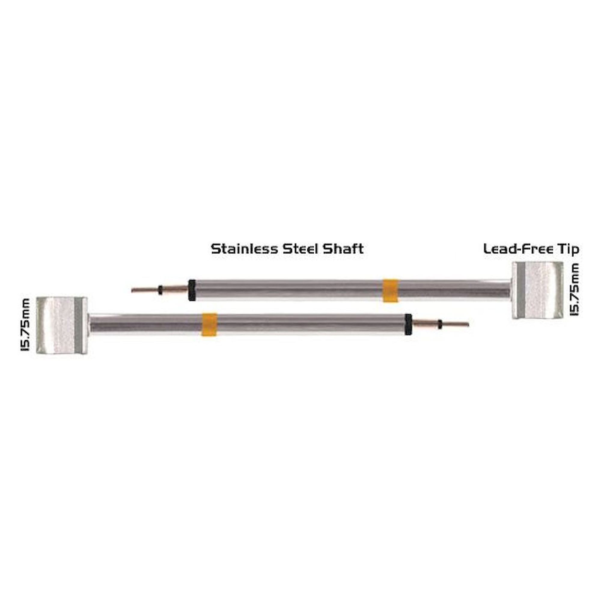 Thermaltronics K70TZ160. pair of tweezers blade 15,75mm (0,62")
