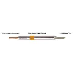 Thermaltronics K75BVF030. Soldering tip bevelled 45° 3,00mm (0,12"), only bevelled surface tinned