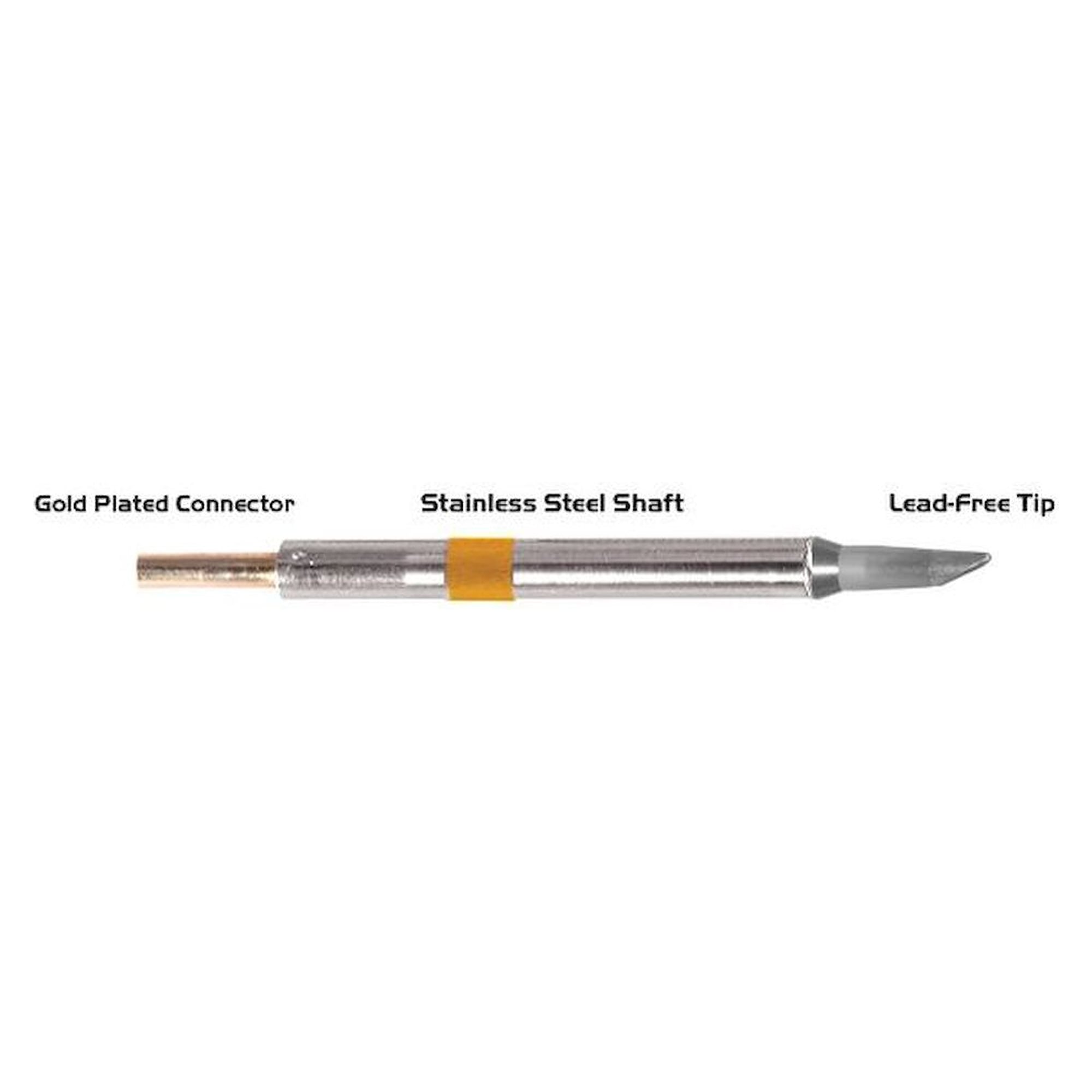 Thermaltronics K75DS023. Soldering tip hoof shape 60° 3,10mm (0,122")