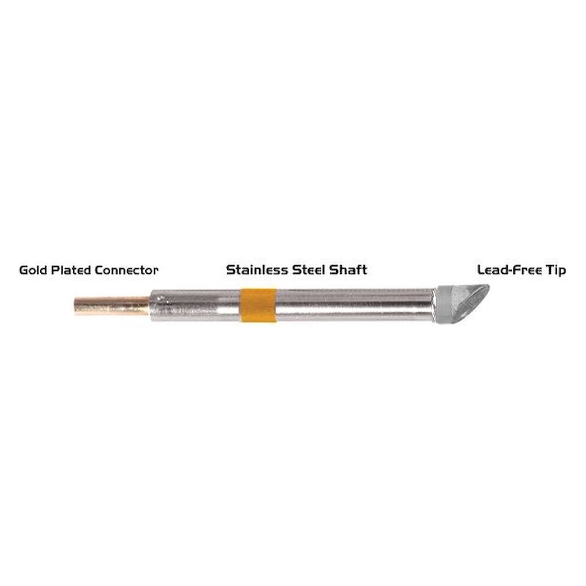 Thermaltronics K75WV080. Lötspitze Huf-Form w/Dent 45° 8,00mm (0,12")