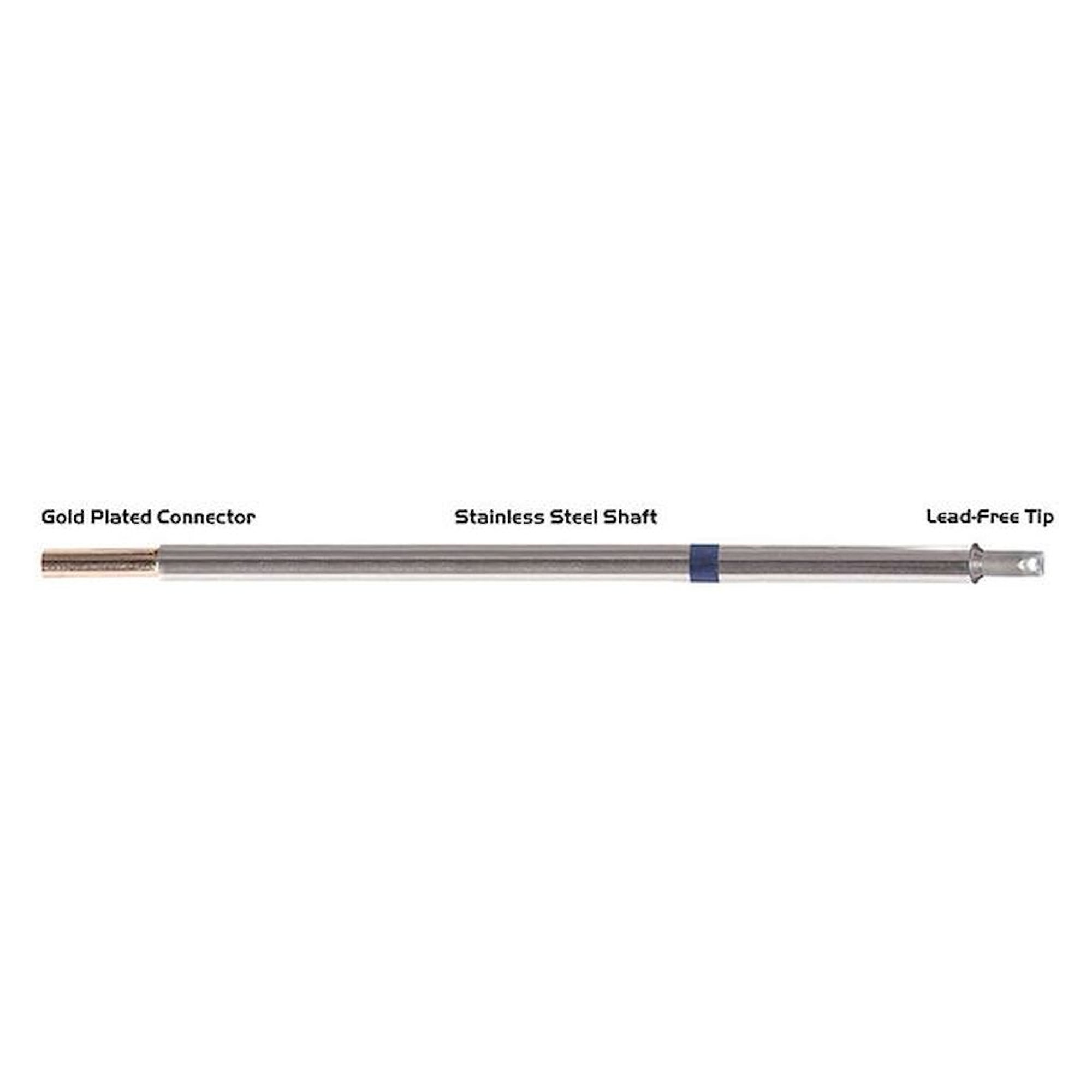 Thermaltronics M6CH180. Soldering tip chisel 90° 3.0mm (0.12")